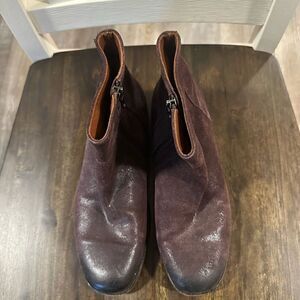I.N.K. Handmade Leather Italian Boots Booties suede size 37 / 7
